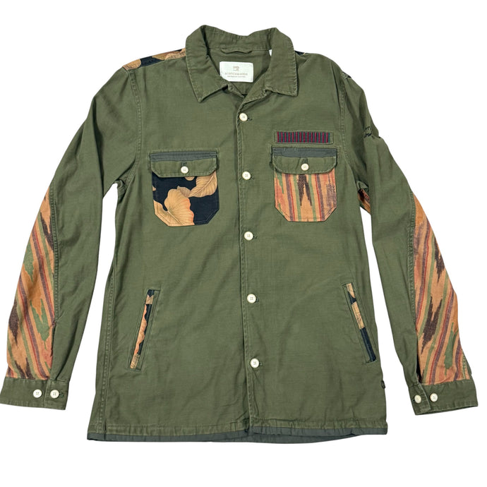 Scotch & Soda Sun Up Patchwork Shirt Jacket Men’s Large Amsterdam Courture