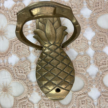 Load image into Gallery viewer, Vintage Brass Pineapple Door Knocker 7&quot;
