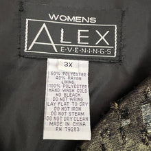 Load image into Gallery viewer, Alex Evenings Gold Bronze Lame Wrap Blouse Top Size 3X
