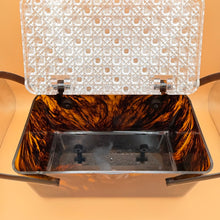 Load image into Gallery viewer, Mid Century Lucite &amp; Faux Tortoiseshell Box Purse
