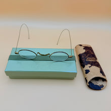 Load image into Gallery viewer, Antique Early 1900s Wire Rim Spectacles Cable Temples Eyeglasses

