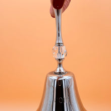 Load image into Gallery viewer, Vintage Elegant EP Brass Bell Crystal Handle Engraved

