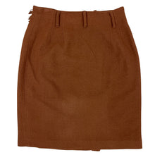 Load image into Gallery viewer, Vintage Fringe Wool Wrap Skirt Size 8
