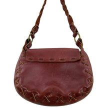 Load image into Gallery viewer, 70s Leather Hobo Saddle Bag
