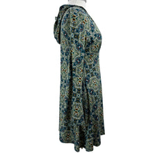 Load image into Gallery viewer, Hooded Paisley Bell Sleeve Dress Size Medium
