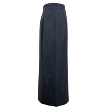 Load image into Gallery viewer, Gray Wool Wrap Pencil Skirt Size Small
