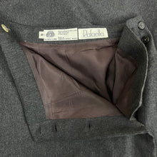 Load image into Gallery viewer, Gray Wool Wrap Pencil Skirt Size Small
