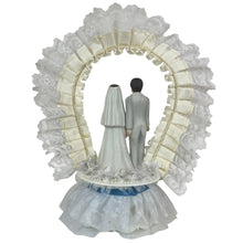 Load image into Gallery viewer, Vintage Lace Wedding Cake Topper
