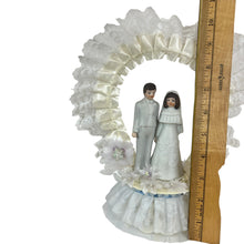 Load image into Gallery viewer, Vintage Lace Wedding Cake Topper
