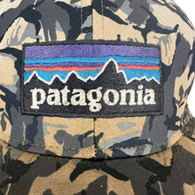Load image into Gallery viewer, Patagonia Camo Mesh Trucker Snapback Hat
