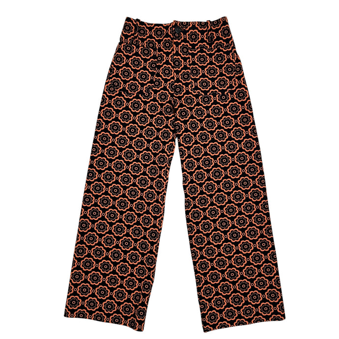 Maeve Anthropologie The Colette Crop Wide Leg Ponte Pant Size 24