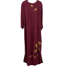 Load image into Gallery viewer, Vintage Wine Red Silk Lagen Look Dress One Size 2

