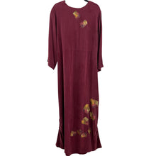 Load image into Gallery viewer, Vintage Wine Red Silk Lagen Look Dress One Size 2
