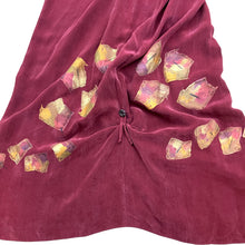 Load image into Gallery viewer, Vintage Wine Red Silk Lagen Look Dress One Size 2

