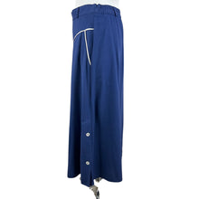 Load image into Gallery viewer, Navy Blue Vintage Embroidered Long Skirt Size Medium
