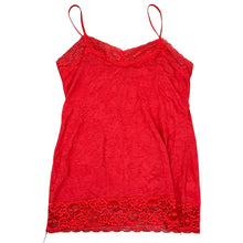 Load image into Gallery viewer, VTG Bongo Y2K Lace Camisole Size Large
