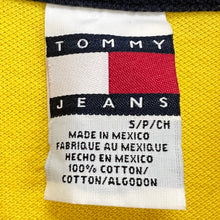 Load image into Gallery viewer, Y2K Tommy Jeans Color Block V Neck Size Small

