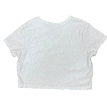 Load image into Gallery viewer, Y2K Forever 21 FUBU Collab Cropped White Top Small
