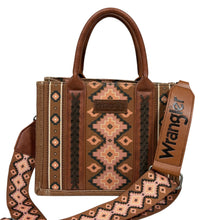 Load image into Gallery viewer, Aztec Pattern Crossbody Tote Bag
