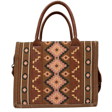Load image into Gallery viewer, Aztec Pattern Crossbody Tote Bag
