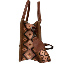 Load image into Gallery viewer, Aztec Pattern Crossbody Tote Bag
