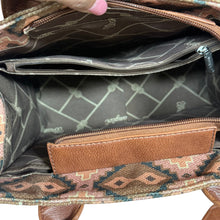 Load image into Gallery viewer, Aztec Pattern Crossbody Tote Bag
