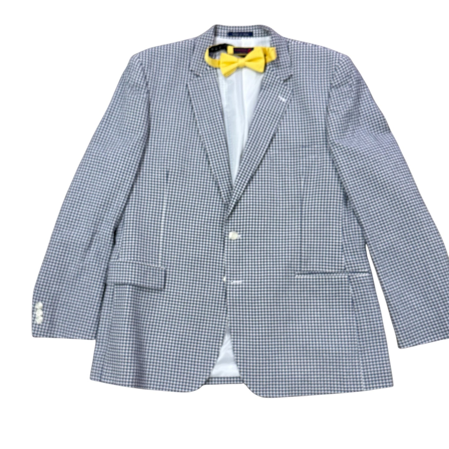 90s Prep Gingham Blazer 46L