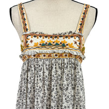 Load image into Gallery viewer, Free People Embroidered Empire Waist Tie Back Dress XS
