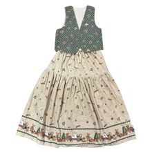 Load image into Gallery viewer, VTG Christmas Prairie Skirt &amp; Vest Set Size Medium
