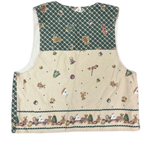 Load image into Gallery viewer, VTG Christmas Prairie Skirt &amp; Vest Set Size Medium
