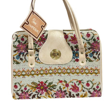 Load image into Gallery viewer, 60s Needlepoint Tapestry Carpet Bag
