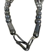 Load image into Gallery viewer, Vintage Multi Strand Heart Necklace Mixed Metal Partial Sterling 30"
