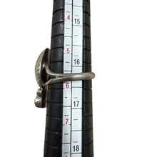 Load image into Gallery viewer, Vintage 925 Turquoise Coral Leaf Ring Signed Size 6.5
