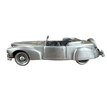 Load image into Gallery viewer, 1941 Lincoln Continental Pewter Car Danbury Mint Classic Cars of the World
