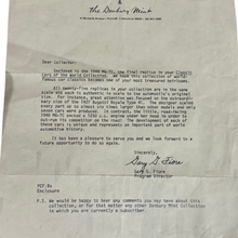 Load image into Gallery viewer, Danbury Mint Classic Cars of the World Original Paperwork Documentation
