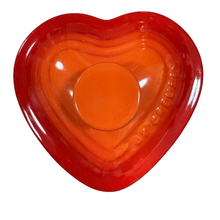 Load image into Gallery viewer, LE CREUSET Heart-Shaped Ceramic Baking Cup Orange Red Cookware
