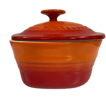 Load image into Gallery viewer, LE CREUSET Heart-Shaped Ceramic Baking Cup Orange Red Cookware
