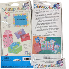 Load image into Gallery viewer, Vintage 1990s Stickopotamus Stickers Lot of 4
