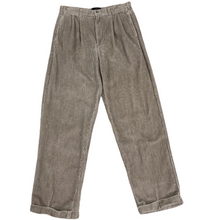 Load image into Gallery viewer, 90s Pleat Front 100 Cotton Corduroy Pants 30
