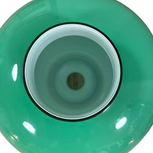 Load image into Gallery viewer, Mid-Century Round Cased Glass Pendant Shades Pair
