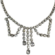 Load image into Gallery viewer, Vintage Czecho Paste Rhinestone Bib Necklace
