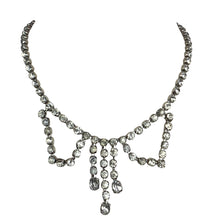 Load image into Gallery viewer, Vintage Czecho Paste Rhinestone Bib Necklace
