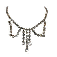 Load image into Gallery viewer, Vintage Czecho Paste Rhinestone Bib Necklace
