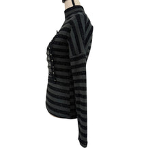 Load image into Gallery viewer, VTG Moschino Striped Knit Mock Neck Small
