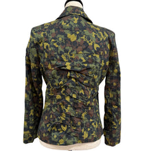 Load image into Gallery viewer, Nicole Miller Artelier Floral Camo Moto Jacket Small
