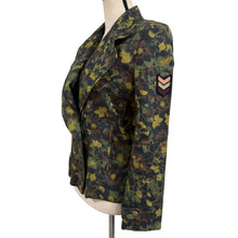 Load image into Gallery viewer, Nicole Miller Artelier Floral Camo Moto Jacket Small
