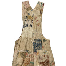 Load image into Gallery viewer, Vintage 90s Patchwork Rayon Overalls Size Small
