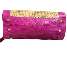 Load image into Gallery viewer, Maria Antonietta Woven Straw Leather Crossbody Tuscany
