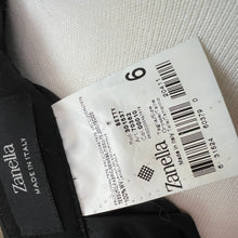 Load image into Gallery viewer, Zanella Black Wool Skirt Suit Size 6
