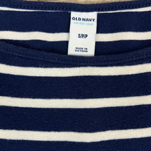 Load image into Gallery viewer, Nautical Stripes Boat Neck Dress Size Small Petite
